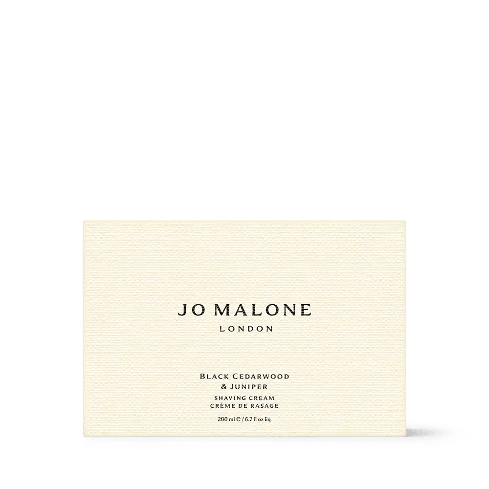 Black Cedarwood & Juniper Shaving Cream jomalone